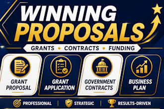 grant proposal apply for startup grant bid proposal writing government contract