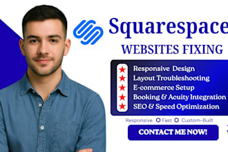 fix mobile responsiveness squarespace website layout SEO optimized ecommerce
