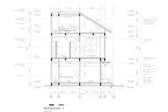 outline building section plans, design elevation section drawing from floor plan