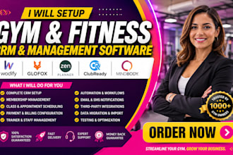 setup gym fitness center crm wodify glofox zen planner clubready mindbody teamup