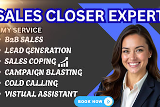 sales closer sales person high ticket sales sales rep lead generation