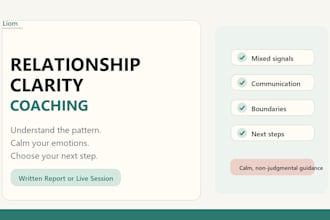 provide relationship advice for emotional clarity and communication
