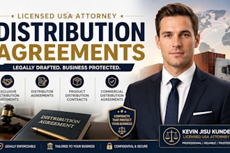 write a bulletproof product distribution contract as a US attorney