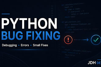 debug and fix bugs in your python code