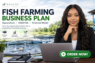 fish farming business plan aquaculture usda fsa loan financial model projections