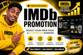 promote your imdb page to boost starmeter ranking