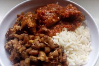 cook rice and beans
