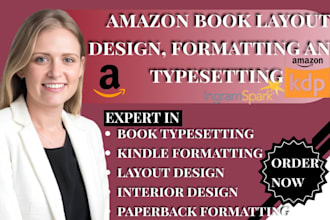 professionally format and typeset your book for kdp print and ebook