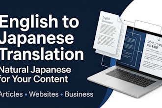 translate english text into japanese