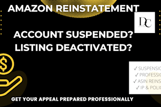 do amazon reinstatement, suspension and appeal