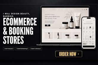 build shopify beauty store salon product sales booking