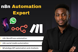 n8n wordpress automation n8n social media automation zapier make whatsapp api