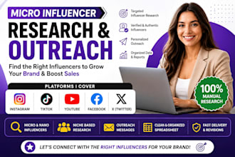 do micro influencer research instagram influencer outreach and find influencers
