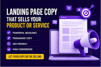 write high converting landing page copy for your business