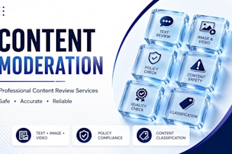 be your content moderator for image and video review