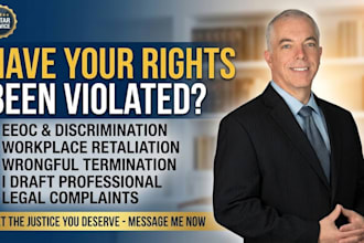draft a professional eeoc complaint and employment discrimination claim