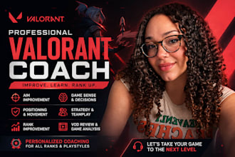 coach you to improve your valorant aim, game sense and rank