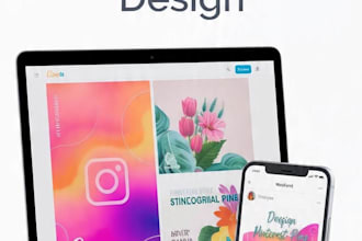 design beautiful instagram posts and pinterest pins in canva
