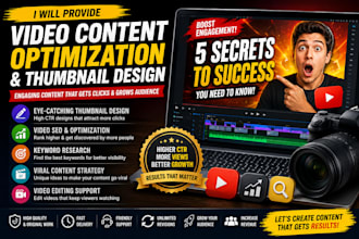 do youtube automation and thumbnail design