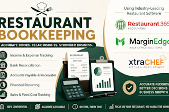 do restaurant bookkeeping using restaurant365, marginedge and xtrachef