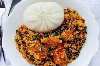 teach you how to cook iyan and egusi