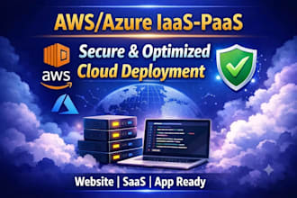 build, optimize, and fix AWS and azure cloud infrastructure