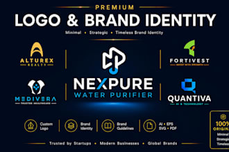 design a premium logo and brand identity