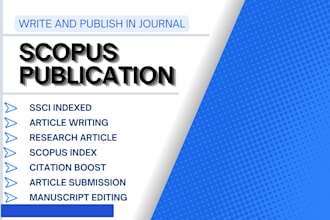 write and edit sci scie journal articles for publication