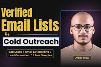 build a verified b2b email list for cold email campaigns