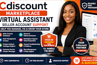 manage cdiscount marketplace store orders listings and customer support