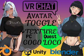 custom vrchat furry avatar, anime vrc avatar, vrm 3d nsfw model, vr character