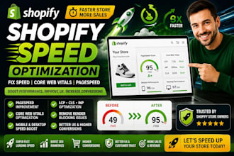fix shopify speed core web vitals and pagespeed to boost conversions