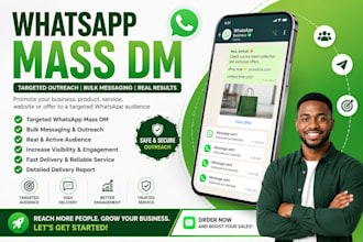 do whatsapp mass dm, bulk messaging and targeted outreach