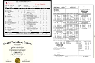 design ged certificate templates, diploma, college transcript high school