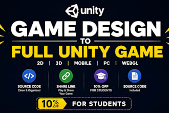 convert game design to a unity game