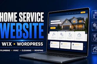 design a professional home service website in wix or wordpress