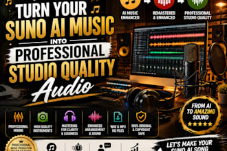 turn your suno ai music into professional studio quality audio
