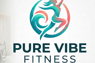 create a modern health and fitness logo design