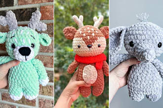 create handmade soft custom plush toy stuffed animals crochet kawaii plushie