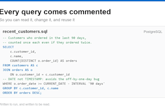 write and fix sql queries for your database