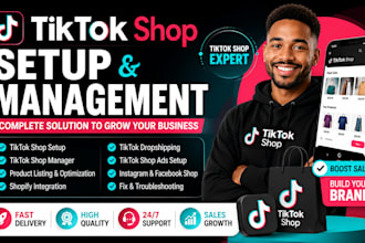 setup tiktok shop tiktok dropshipping shop manager tiktok ads listings  shop