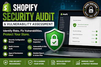 perform a shopify security audit and vulnerability assessment