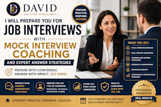 prepare you for job interview with mock interview coaching with strategic answer