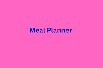 meal planner event food