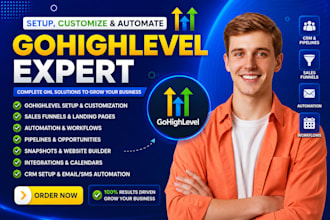 build gohighlevel clickfunnels website sales funnel CRM automation