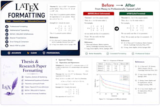 do latex mathematical typesetting and document formatting