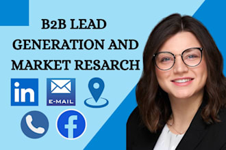 do b2b leads generation and market research