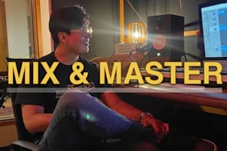 mix and master your song with professional quality