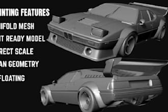 design 3d widebody kits, custom  body kit, car bumper, fender 3d cad to  scan