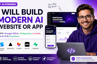 build ai website or app with google stitch antigravity lovable rork supabase